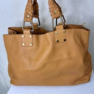 Falor Firenze Italian Tan Leather Shoulder & Handbag